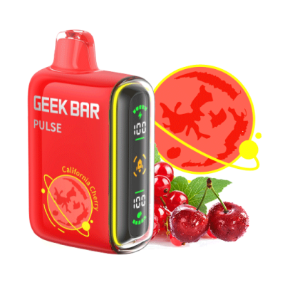 Geek Bar Pulse Calafornia Cherry Flavor(15K Puffs)