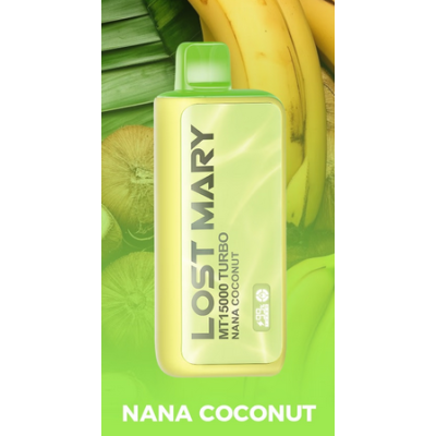 Lost Mary Turbo Thermal MT15000 Nana Coconut Flavor (15K Puffs)