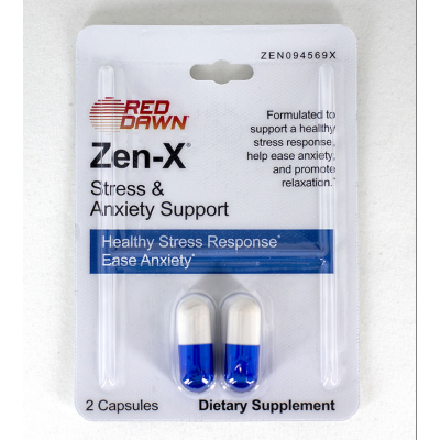 Red Dawn - Zen X - Stress and Anxiety Support Capsules (2ct)(Samples)