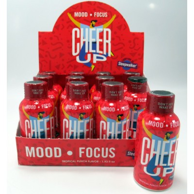 Cheer Up - Uplifting Formula - Fast Acting Shot - Increase Focus & Elevate Mood (1.93fl oz)(12)