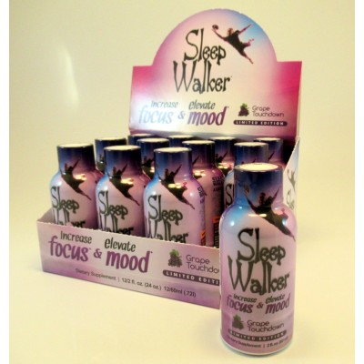 Sleep Walker - is Not For Sleeping - Increase Focus & Elevate Mood (Grape)(12ea)(2oz)