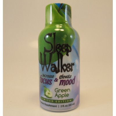 Sleep Walker - is Not For Sleeping - Increase Focus & Elevate Mood (Green Apple)(1ea)(2oz)(Samples)