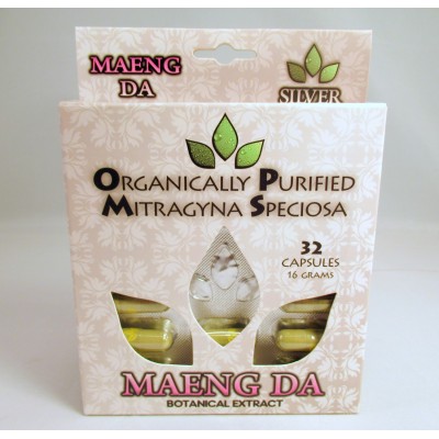 OPMS Silver Maeng Da - All Natural Caps - Blister Pack (32ct .5gr) 