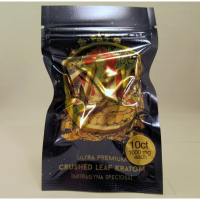 Zen Ultra Premium Crushed Leaf Kratom Capsules (1000mg)(10pk)