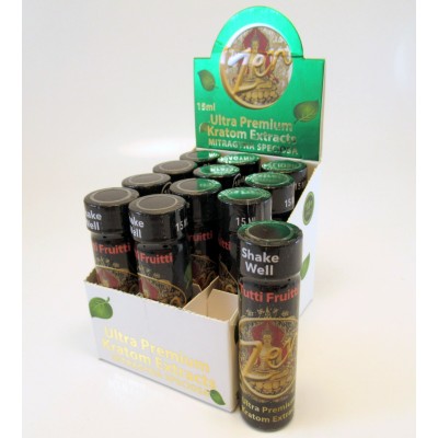 Zen Ultra Premium Liquid Kratom Extract Tall Shot (Tutti Fruitti)(15ml)(Case)(12)