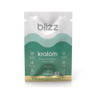 Blizz Kratom Enhanced Extract Capsules 2pk (samples)