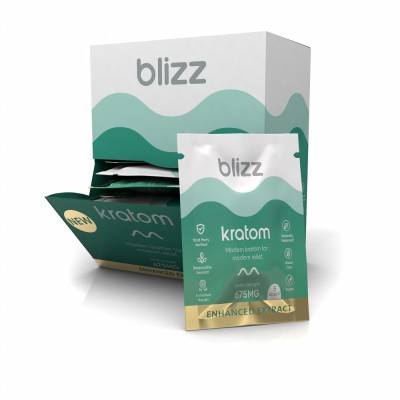 Blizz Kratom Enhanced Extract Capsules 5pk Case (10ea)