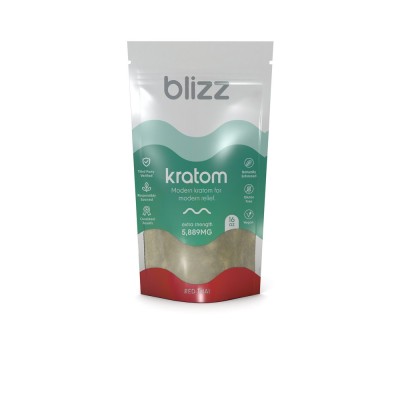 Blizz Kratom Red Thai Premium Powder (16oz)