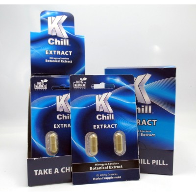 K Chill Botanical Extract Capsules - Take a Chill Pill (2pk)(MIT 80 per cap)(Case)(12)