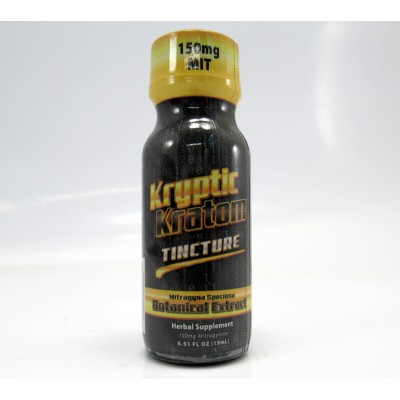 Kryptic Kratom - Botanical Extract Tincture - 150mg MIT - Hurry Up and Relax (15ml)(1)(Samples)