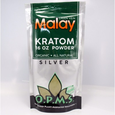 OPMS Silver Green Vein Malay - All Natural Organic Powder (16oz)