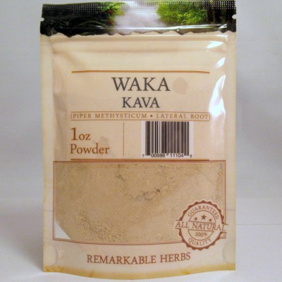 Remarkable Herbs 100% All Natural Waka KAVA Powder (1oz)