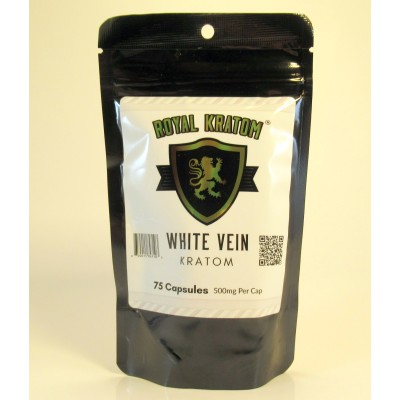 Royal Kratom White Vein Capsules (75ea)
