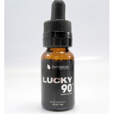 Zion Herbals Lucky 90% MIT Liquid Kratom Extract (15ml)(1ea)(Samples)